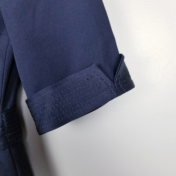 Claudie Pierlot navy blue wrap dress, size 36 - Picture 4 of 6